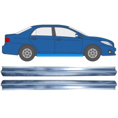 Opravný plech prahu pre Toyota Corolla E14 E15 2007-2013 / Ľavá+Pravá / Sada 11198