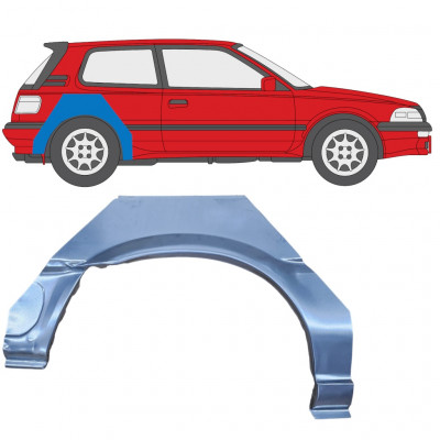 Lem zadného blatníka pre Toyota Corolla 1987-1994 / Pravá 8641