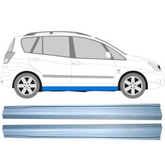 Opravný plech prahu pre Toyota Corolla Verso 2001-2004 / Ľavá+Pravá / Sada 10600