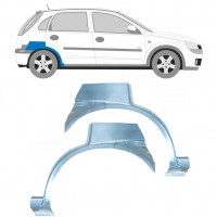Lem zadného blatníka pre Opel Corsa 2000-2010 / Ľavá+Pravá / Sada 10383