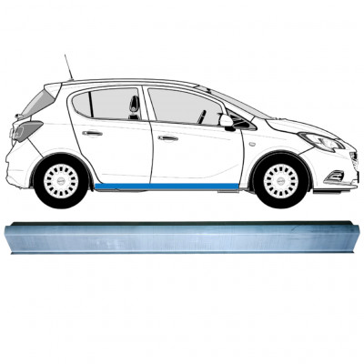 Opravný plech prahu pre Opel Corsa E 2014-2019 / Vľavo = Vpravo (symetrické) 12882