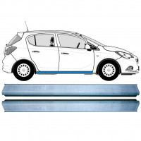 Opravný plech prahu pre Opel Corsa E 2014-2019 / Ľavá+Pravá / Sada 12883