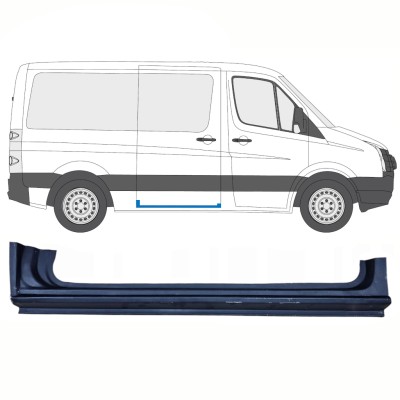 Opravný plech prahu posuvných dverí pre Volkswagen Crafter 2005-2017 / Pravá 13893