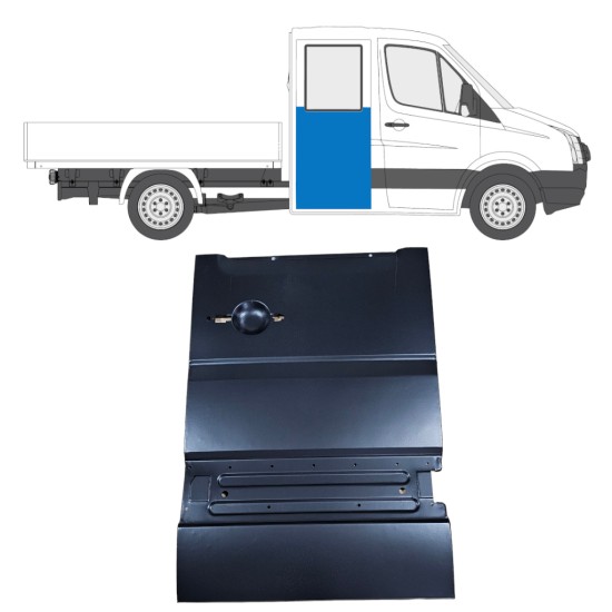 Opravný plech zadných dverí pre Volkswagen Crafter 2005-2017 / Pravá 14237