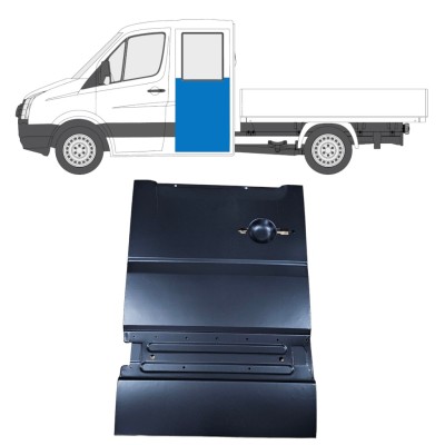 Opravný plech zadných dverí pre Volkswagen Crafter 2005-2017 / Ľavý 14238