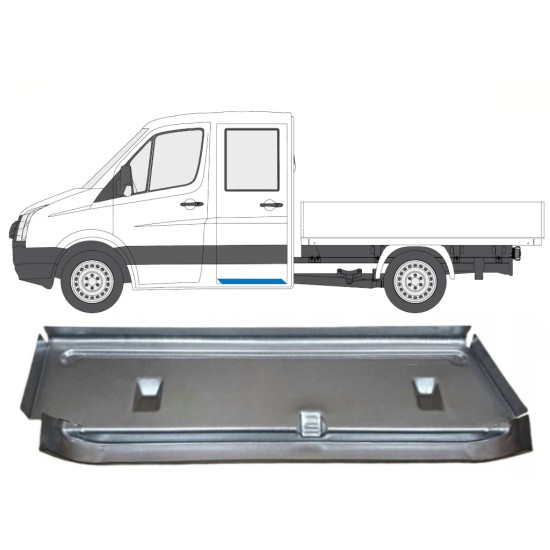 Nástupný práh oprava pre Volkswagen Crafter 2005-2017 / Ľavý 15369