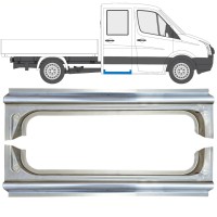 Opravný plech zadného prahu pre Volkswagen Crafter 2005-2017 / Ľavá+Pravá / Sada 15520