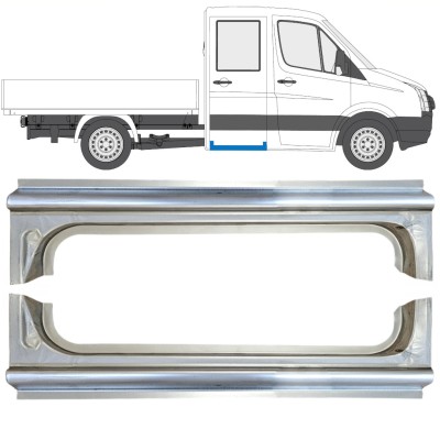 Opravný plech zadného prahu pre Volkswagen Crafter 2005-2017 / Ľavá+Pravá / Sada 15520