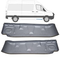 Nástupný práh oprava pre Volkswagen Crafter 2005-2017 / Ľavá+Pravá / Sada 15544