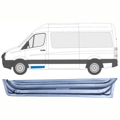 Opravný plech predných dverí vnútorný pre Volkswagen Crafter 2005-2017 / Ľavý 17057
