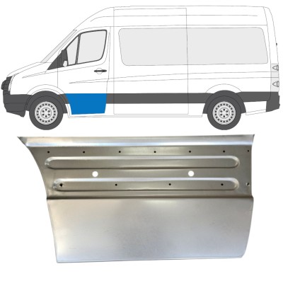 Opravný plech predných dverí pre Volkswagen Crafter 2005-2017 / Ľavý 15495