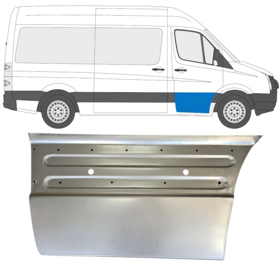 Opravný plech predných dverí pre Volkswagen Crafter 2005-2017 / Pravá 15494