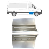 Opravný plech predných dverí pre Volkswagen Crafter 2005-2017 / Ľavá+Pravá / Sada 15496