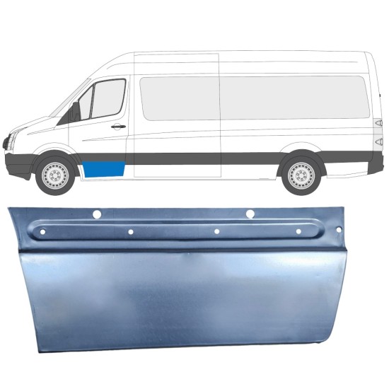 Opravný plech predných dverí pre Volkswagen Crafter 2005-2017 / Ľavý 13448