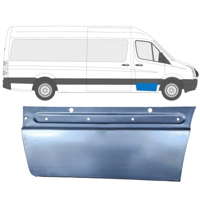 Opravný plech predných dverí pre Volkswagen Crafter 2005-2017 / Pravá 13444