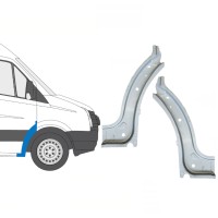 Opravný plech vnútorného predného podbehu pre Volkswagen Crafter 2005-2017 / Ľavá+Pravá / Sada 15500