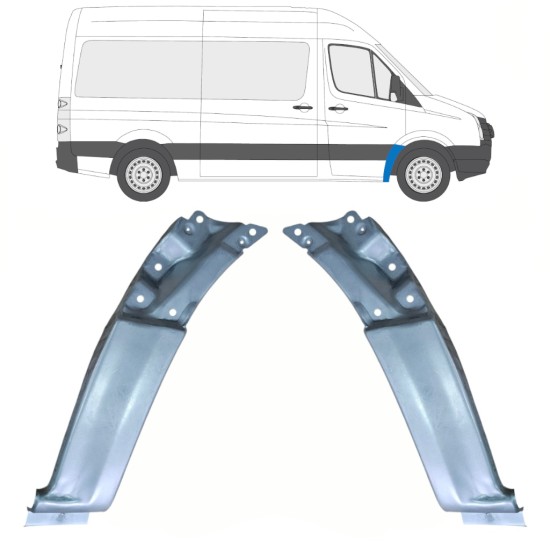 Opravný plech predného blatníka pre Volkswagen Crafter 2005-2017 / Pravá 17255