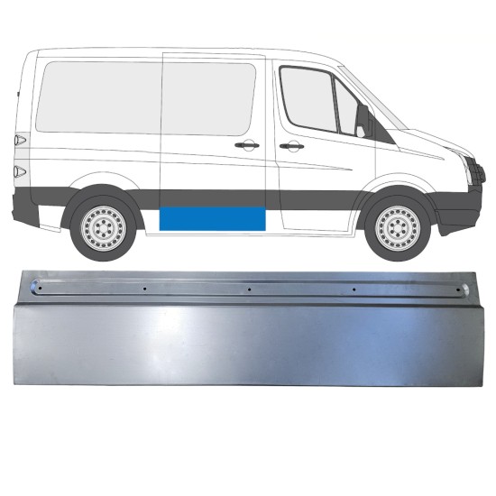 Opravný plech posuvných dverí pre Volkswagen Crafter 2005-2017 / Pravá 17311