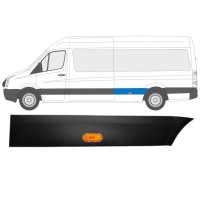 Bočná lišta zadného blatníka so svetlom pre Volkswagen Crafter 2005-2017 / Ľavý / Sada 13994