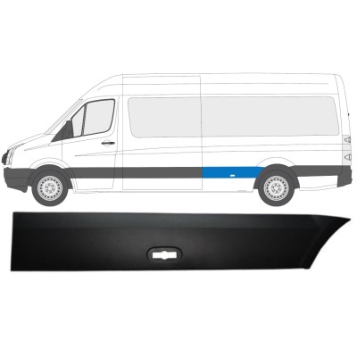 Bočná lišta zadného blatníka pre Volkswagen Crafter 2005-2017 / Ľavý 13827