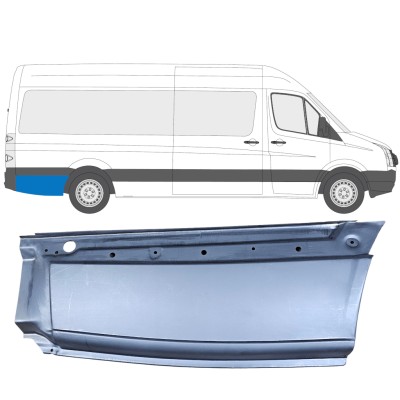 Lem zadného blatníka pre Volkswagen Crafter 2005-2017 / Pravá 13451