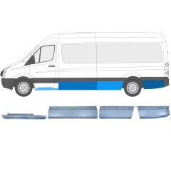Opravný plech sada pre Volkswagen Crafter 2005-2017 / Ľavý / 14505