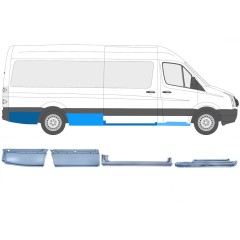Opravný plech sada pre Volkswagen Crafter 2005-2017 / Pravá / 14504