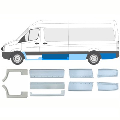 Opravný plech sada pre Volkswagen Crafter 2005-2017 / Ľavá+Pravá / 14492