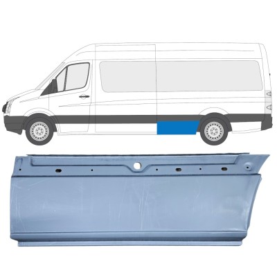 Lem zadného blatníka pre Volkswagen Crafter 2005-2017 / Ľavý 13446