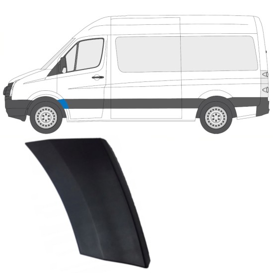 Bočná lišta predného blatníka pre Volkswagen Crafter 2005-2017 / Ľavý 13987