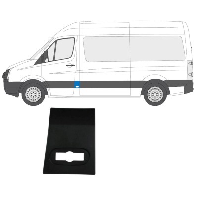 Predná bočná lišta pre Volkswagen Crafter 2005-2017 / Ľavý 13688