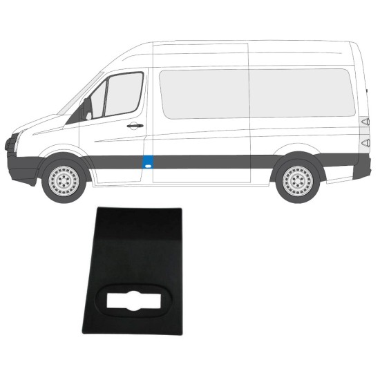 Predná bočná lišta pre Volkswagen Crafter 2005-2017 / Ľavý 13688