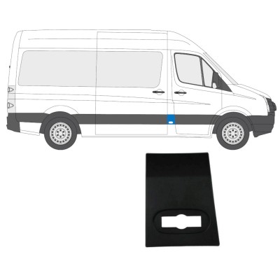 Predná bočná lišta pre Volkswagen Crafter 2005-2017 / Pravá 13689
