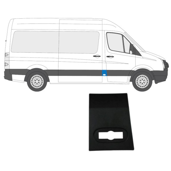 Predná bočná lišta pre Volkswagen Crafter 2005-2017 / Pravá 13689