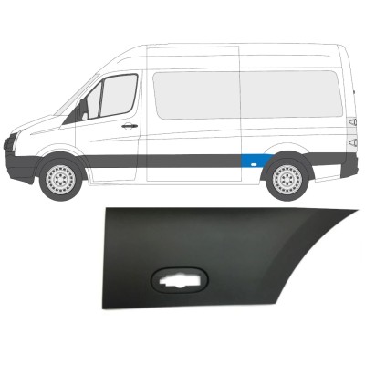 Bočná lišta zadného blatníka pre Volkswagen Crafter 2005-2017 / Ľavý 13823