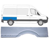 Opravný plech veľkého zadného blatníka pre Volkswagen Crafter 2005-2017 / Pravá 15511