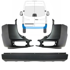Zadný nárazník pre Volkswagen Crafter 2005-2017 / Sada 15554