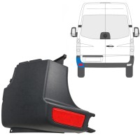 Roh zadného nárazníka s odrazkou pre Volkswagen Crafter 2005-2017 / Ľavý / Sada 15552
