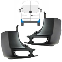 Zadný roh nárazníka pre Volkswagen Crafter 2005-2017 / Ľavá+Pravá / Sada 15549