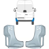 Opravný plech zadného rohu pre Volkswagen Crafter 2005-2017 / Ľavá+Pravá / Sada 15507