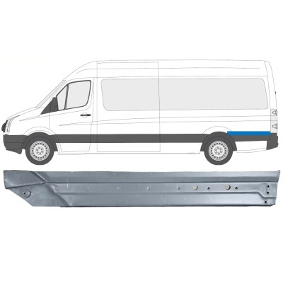 Lem zadného blatníka pre Volkswagen Crafter 2005-2017 / Ľavý 14333
