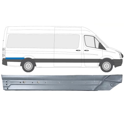 Lem zadného blatníka pre Volkswagen Crafter 2005-2017 / Pravá 14331