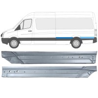 Lem zadného blatníka pre Volkswagen Crafter 2005-2017 / Ľavý / Sada 14501
