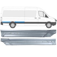 Lem zadného blatníka pre Volkswagen Crafter 2005-2017 / Pravá / Sada 14499