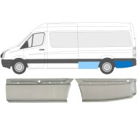 Lem zadného blatníka pre Volkswagen Crafter 2005-2017 / Ľavý / Sada 14127