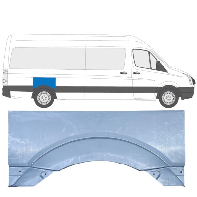 Lem zadného blatníka pre Volkswagen Crafter 2005-2017 / Pravá 13440