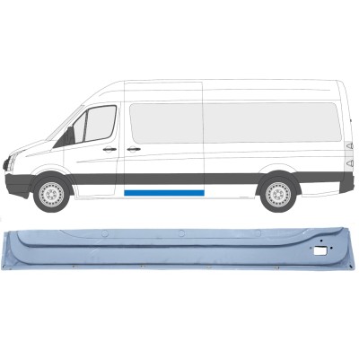 Opravný plech posuvných dverí vnútorný pre Volkswagen Crafter 2005-2017 / Ľavý 15545