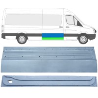 Opravný plech posuvných dverí vnútorný + vonkajší pre Volkswagen Crafter 2005-2017 / Pravá / Sada 14319