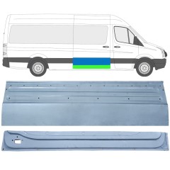 Opravný plech posuvných dverí vnútorný + vonkajší pre Volkswagen Crafter 2005-2017 / Pravá / Sada 14319