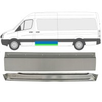 Opravný plech posuvných dverí pre Volkswagen Crafter 2005-2017 / Ľavý / Sada 14198